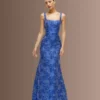 Wrap Pleated Lamé Dress
