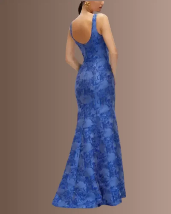 Wrap Pleated Lamé Dress