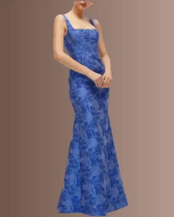 Wrap Pleated Lamé Dress