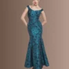 Wrap Pleated Lamé Dress