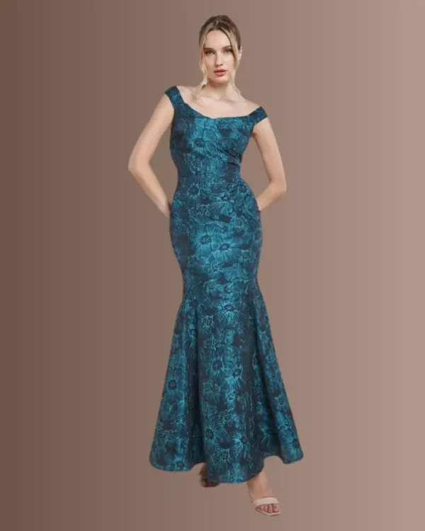 Wrap Pleated Lamé Dress