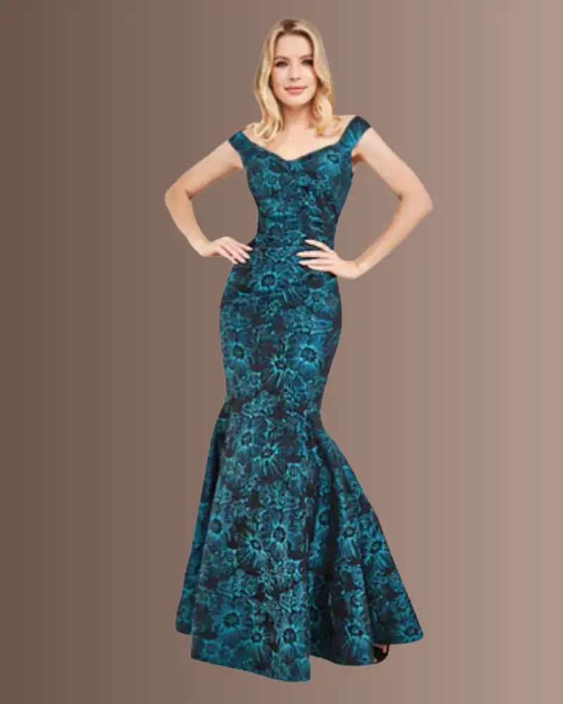 Wrap Pleated Lamé Dress