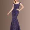 Wrap Pleated Lamé Dress