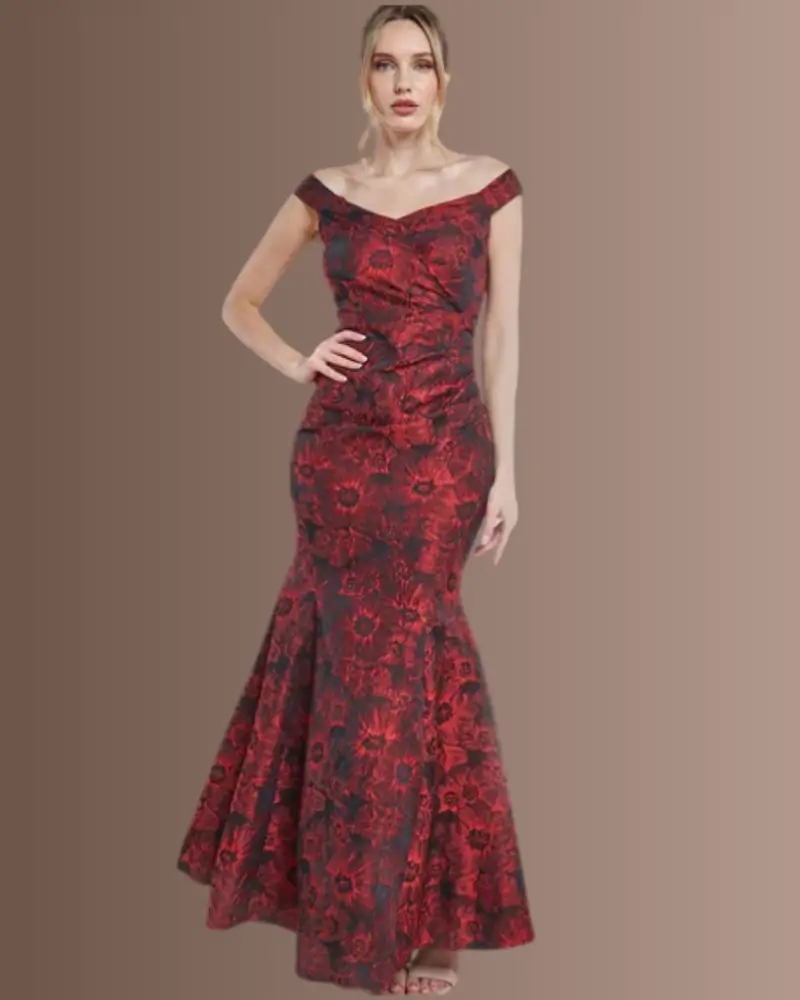 Wrap Pleated Lamé Dress