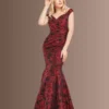 Wrap Pleated Lamé Dress