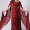 Cold Shoulder Pleated Dress