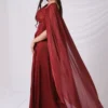 Cold Shoulder Pleated Dress