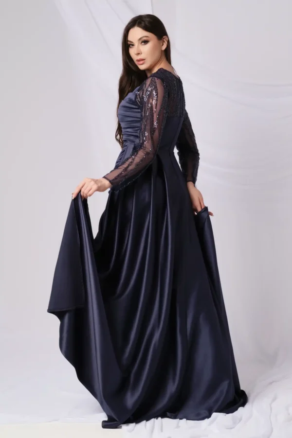 Extended Tail Sequined Dress