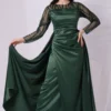 Extended Tail Sequined Dress