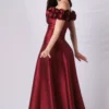 Off Shoulder Flower Details Dress