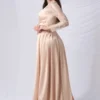 Pleated Waist Sequined Top Dress